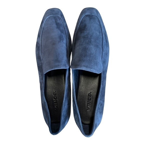 NWOB Vince | Brette Suede Easy Loafers Navy Blue 6.5 - Picture 8 of 11